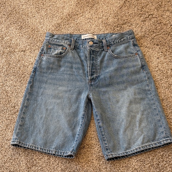 Denim Forum Pants - Denim Forum - The 90’s Cindy Bermuda Denim Short